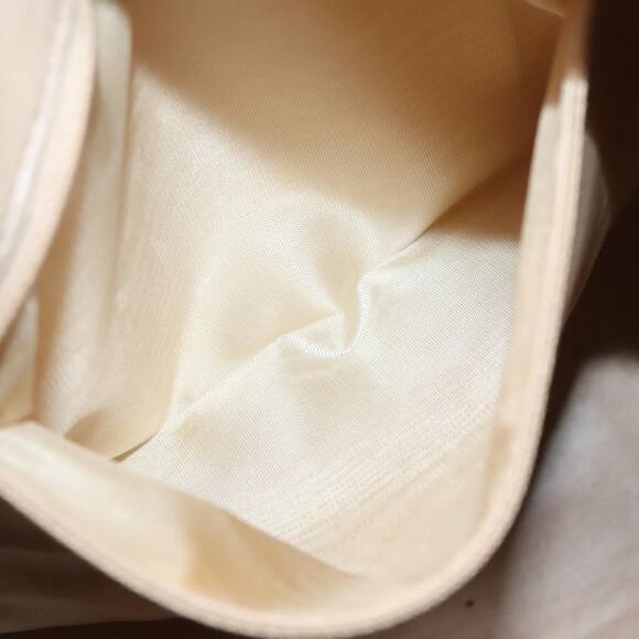 CELINE C Macadam Canvas Hand Bag Pvc Leather Beige - Picture 13 of 13